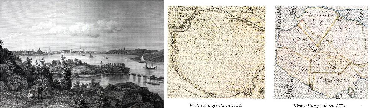 Utsikten från Marieberg 1754-1842
